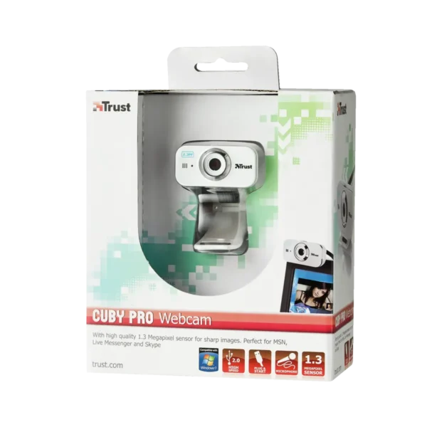 Trust Cuby Pro webcam 1.3 MP 1280 x 1024 pixels White