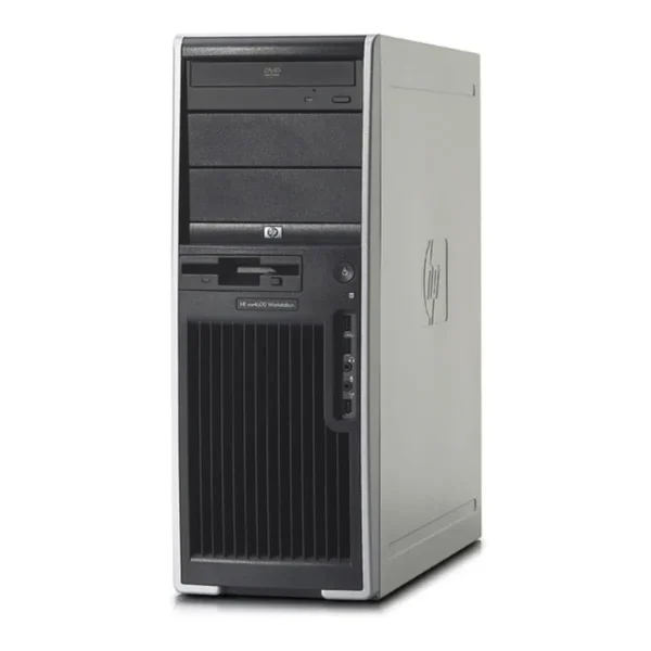 HP xw4600 Intel® Core™2 Duo E8400 2 GB DDR2-SDRAM Windows XP Professional Minitower Workstation Black, Grey