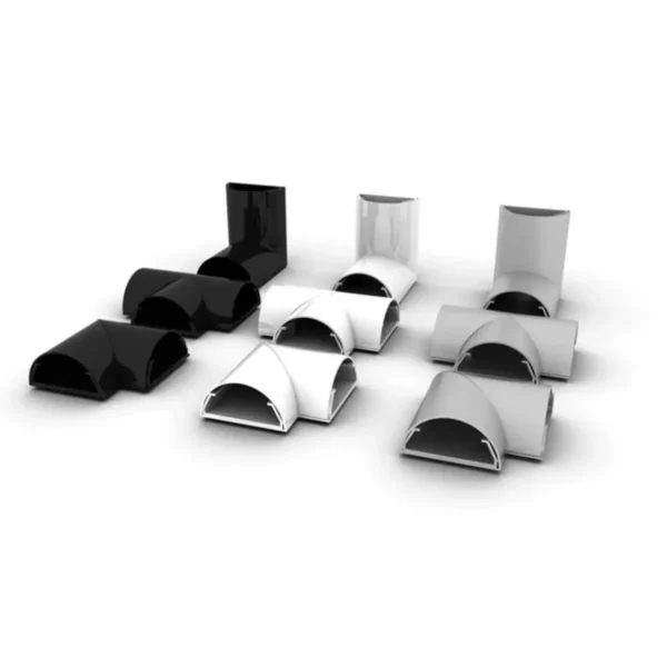 Multibrackets M Cable Cover T Joint 33mm Aluminum