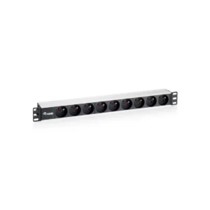 Equip 9-Outlet French Power Distribution Unit, Aluminum Shell