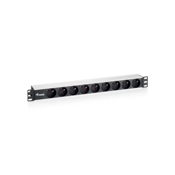 Equip 9-Outlet French Power Distribution Unit, Aluminum Shell