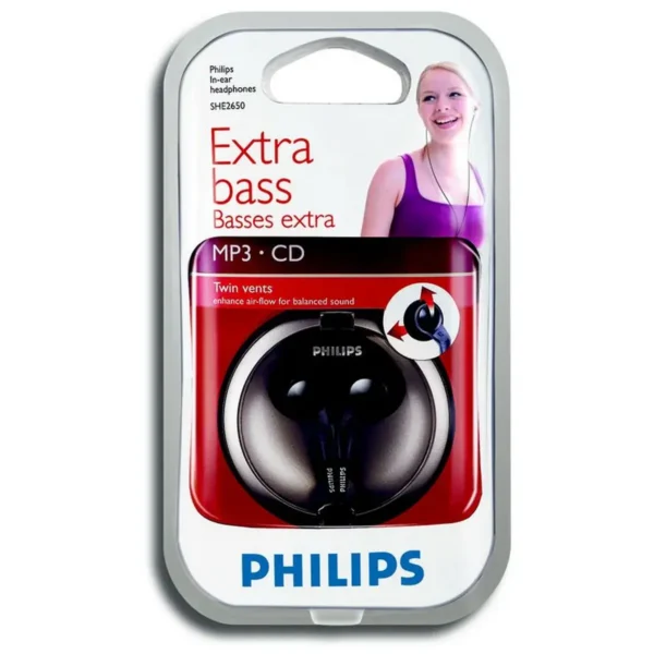 Philips SHE2650/37 headphones/headset Wired In-ear Black