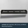 StarTech.com 1U 19in Hinged Wall Mounting Bracket for Patch Panels