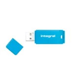 Integral 16GB USB3.0 DRIVE NEON BLUE UP TO R-80 W-10 MBS