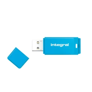 Integral 16GB USB3.0 DRIVE NEON BLUE UP TO R-80 W-10 MBS