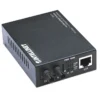 Intellinet Fast Ethernet Media Converter, 10/100Base-Tx to 100Base-Fx (ST) Multi-Mode, 2 km (1.24 mi)