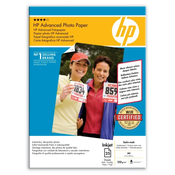 HP Advanced Satin-matt A4 White Satin-matte