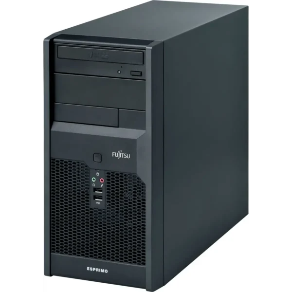 Fujitsu ESPRIMO P2550 Intel® Pentium® E5300 2 GB DDR2-SDRAM 320 GB NVIDIA® GeForce® 7050 Windows 7 Professional Micro Tower PC Black