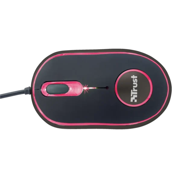 Trust Illuminated & Pad w/ USB 2.0 Hub mouse USB Type-A Optical