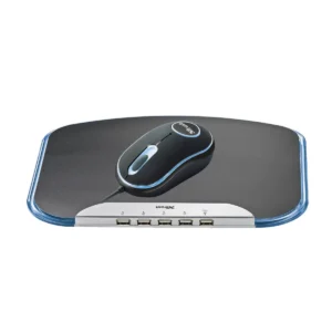 Trust Illuminated & Pad w/ USB 2.0 Hub mouse USB Type-A Optical