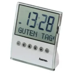 Hama Message Digital alarm clock White