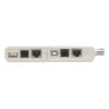 Intellinet 4-in-1 Cable Tester, RJ-11, RJ-45, USB and BNC, One Button Test