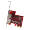 StarTech.com 2 Port SATA 6 Gbps PCI Express eSATA Controller Card
