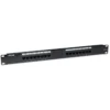 Intellinet Patch Panel, Cat6, UTP, 16-Port, 1U, Black