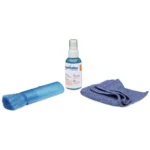Manhattan LCD Cleaning Kit (mini), Alcohol-free, Includes Cleaning Solution (60ml), Brush and Microfibre Cloth, Ideal for use on monitors/laptops/keyboards/etc, Three Year Warranty