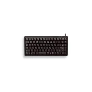 CHERRY G84-4100 COMPACT KEYBOARD Corded, USB/PS2 Black, (QWERTY – UK)