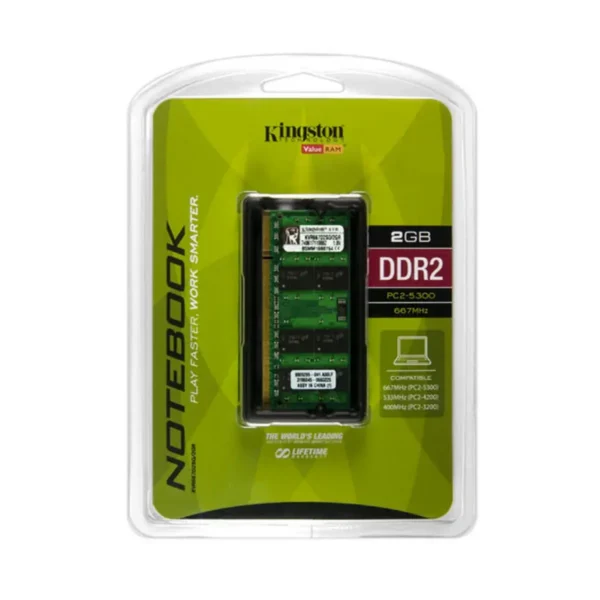 Kingston Technology ValueRAM 2GB, 667MHZ, DDR2, SODIMM memory module