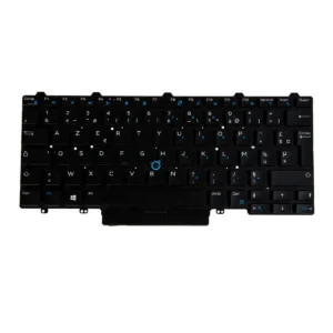 Origin Storage N/B Keyboard E6420/E5420 French Layout – 84 Keys Backlit Dual Point