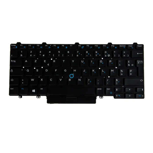 Origin Storage N/B Keyboard E6420/E5420 French Layout – 84 Keys Backlit Dual Point