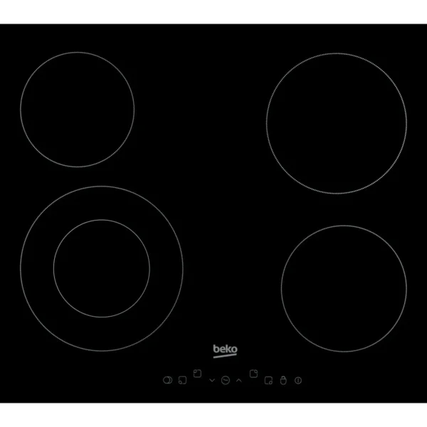 Beko HIC64402T 60cm Ceramic Hob with Touch Controls