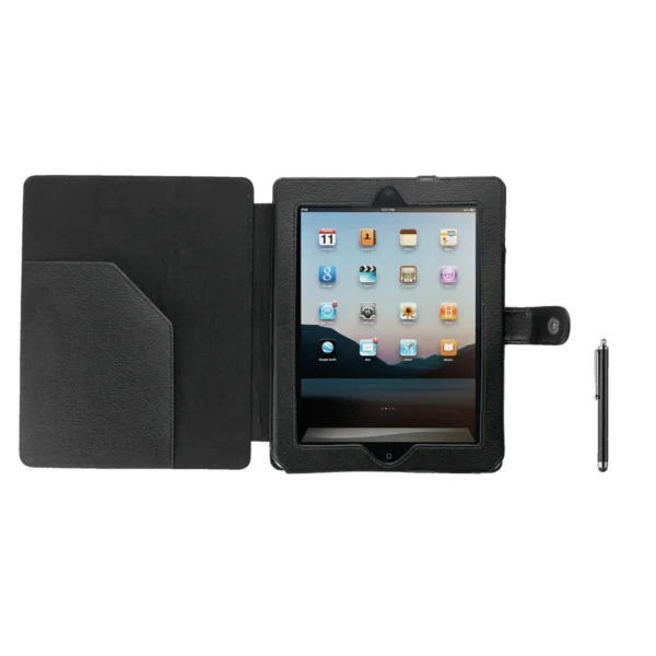 Trust Folio Stand with Stylus Pen for iPad Black