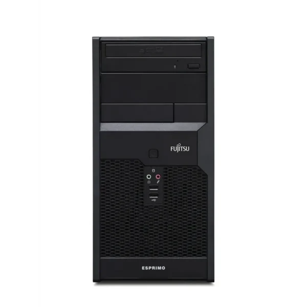 Fujitsu ESPRIMO P2560 Intel® Pentium® E5800 2 GB DDR3-SDRAM 250 GB Intel® GMA 4500 Windows 7 Professional Mini Tower PC Black