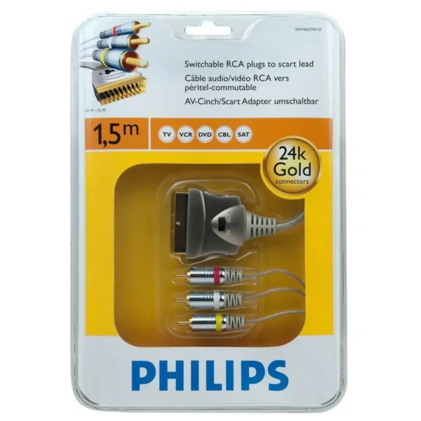 Philips Composite A/V to scart cable SWV3632W/10