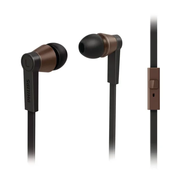 Philips SHE5105BK/28 headphones/headset Wired In-ear Calls/Music Black, Brown