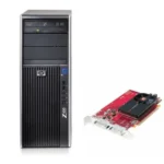 HP Z400 + ATI FirePro V3700 Intel® Xeon® 3000 Sequence W3520 3 GB DDR3-SDRAM Minitower Workstation
