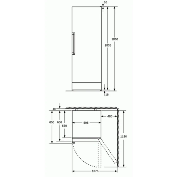 Bosch KSW38940 wine cooler Freestanding 197 bottle(s)