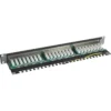 InLine Patch Panel 19″ Cat.5e 24 Port 1U black RAL9005