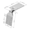 Vogel’s LCD Under Cabinet Support Silver