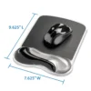 Kensington Duo Gel Mouse Pad Light Smoke/Dark Smoke
