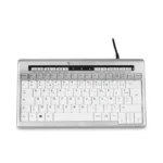 BakkerElkhuizen S-board 840 keyboard Office USB AZERTY French Light grey, White