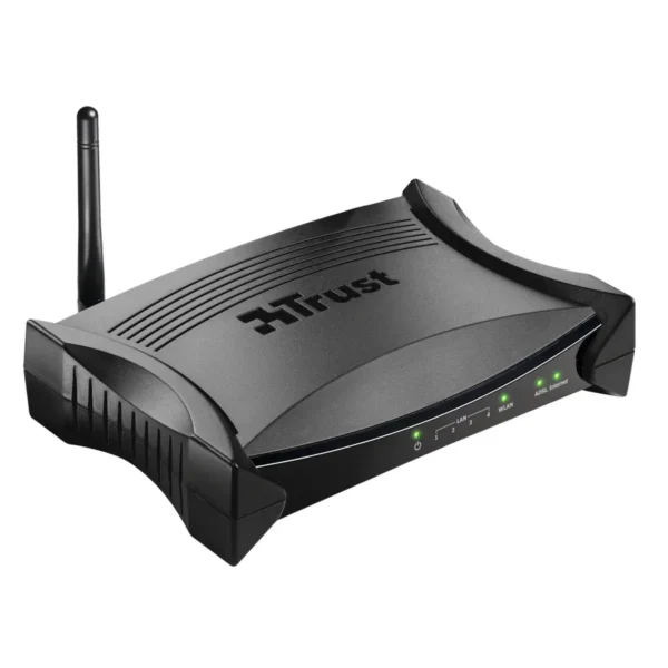 Trust 15898 wireless router Black