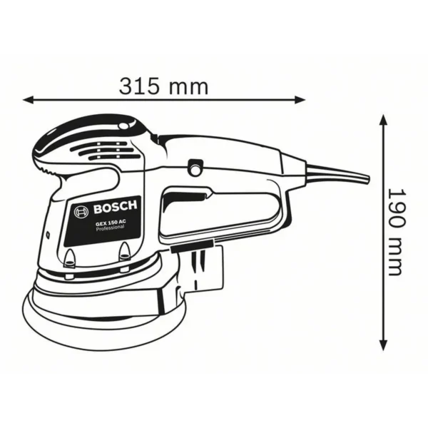 Bosch 0 601 372 768 portable sander Orbital sander