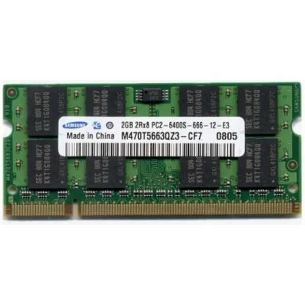 Samsung 512MB, DDR II SDRAM, 667MHz, soDIMM memory module 0.5 GB DDR2