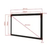 Multibrackets M 16:9 Framed Projection Screen 265×149, 120″