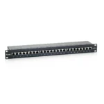 Equip 24-Port Cat.6 Shielded Patch Panel, Black