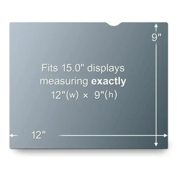 3M Black Privacy Filter for Notebooks PF15.0