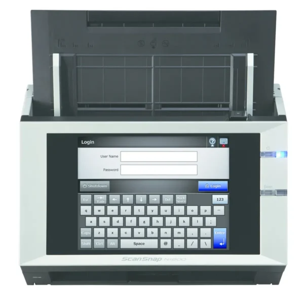 Fujitsu ScanSnap N1800 ADF scanner 600 x 600 DPI A4 Black, Grey