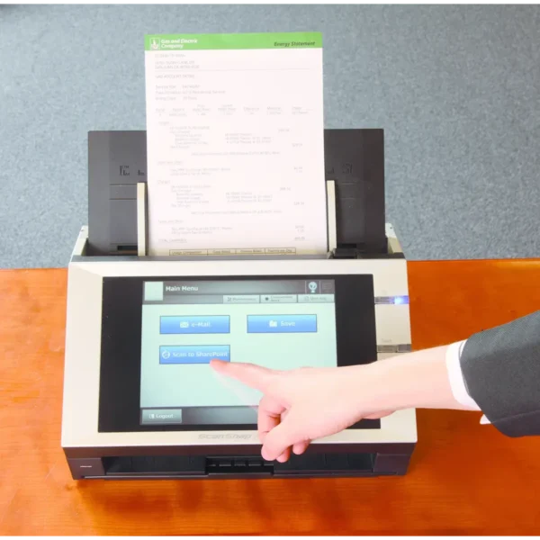 Fujitsu ScanSnap N1800 ADF scanner 600 x 600 DPI A4 Black, Grey