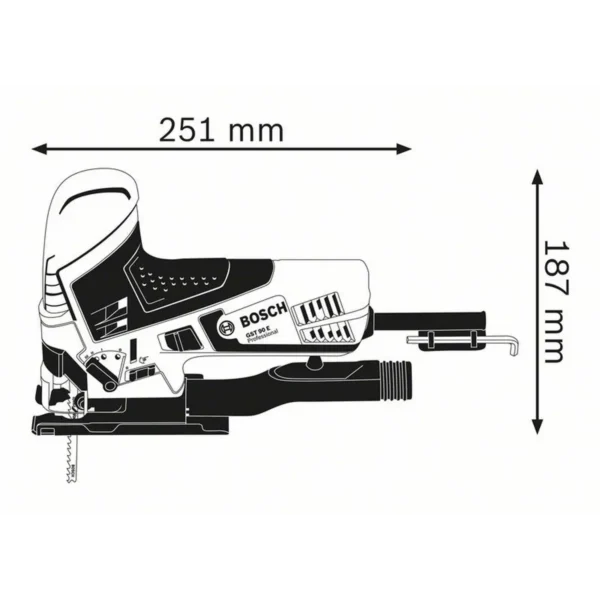 Bosch 0 601 58G 000 power jigsaw 650 W 2.3 kg