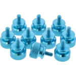 InLine Thumbscrews for enclosures, aluminium, blue, 10pcs. pack