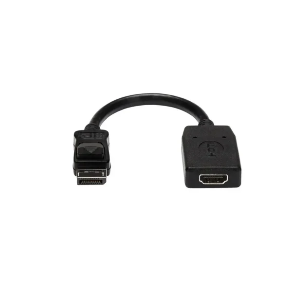 StarTech.com DisplayPort to HDMI Adapter – DP to HDMI Adapter/Video Converter – 1080p – VESA Certified – DP to HDMI Monitor/Display/Projector Adapter Dongle – Passive – Latching DP Connector