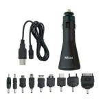 Trust 17153 mobile device charger Mobile phone, MP3, PDA Black Cigar lighter Auto