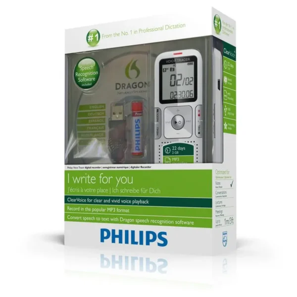 Philips Voice Tracer digital recorder LFH0625/27