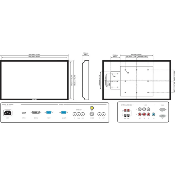 Philips LCD monitor BDL5231V/00