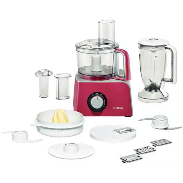 Bosch MCM42024 food processor 800 W 1.25 L Pink, Silver