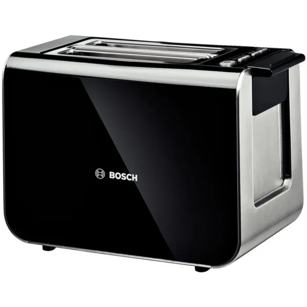 Bosch TAT8613 toaster 2 slice(s) 860 W Black, Silver